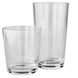 Acrylic 12 Pc Drinkware Set BPA Free 15 oz and 22 oz